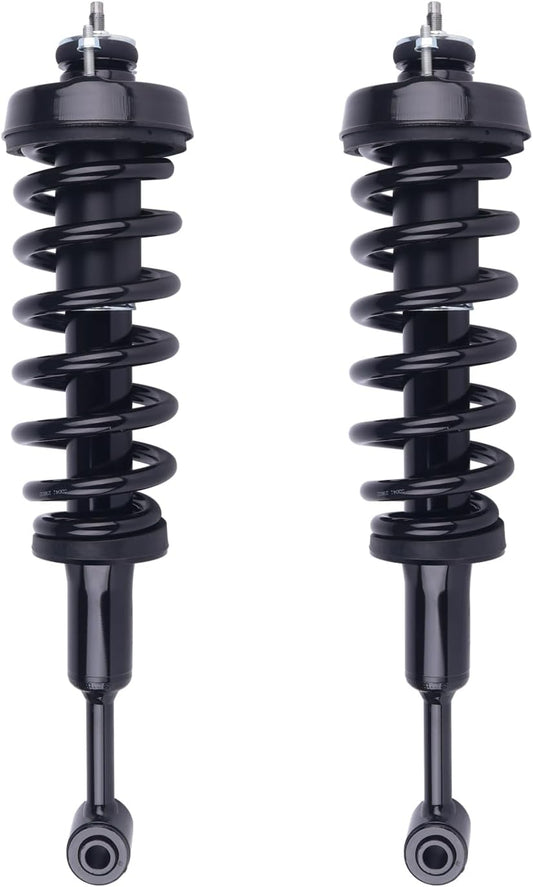 Autoround Pair 171124 Front Complete Shock Absorber Compatible with Ford Explorer/Mercury Mountaineer 2006 2007 2008 2009 2010 Left & Right Struts with Coil Spring Assembly