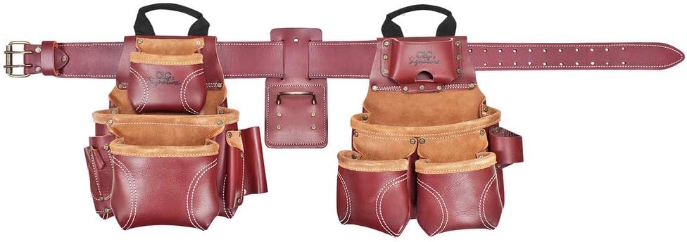 CLC Custom Leathercraft 21453 Signature Elite Heavy Duty Leather Combo System, 18 Pocket