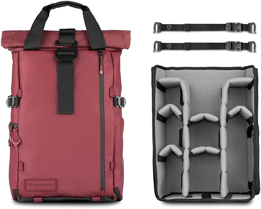 WANDRD All New PRVKE 21L V4: Camera Backpack and Photography Bundle - Weatherproof Travel and Photography Backpack, Bundle Includes 21L Bag, Camera Cube, Waist Straps, and Accessory Straps
