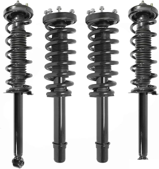 COMPLETESTRUTS - Front & Rear Complete Strut Assemblies with Coil Springs Replacement for 2004-2008 Acura TL - Set of 4