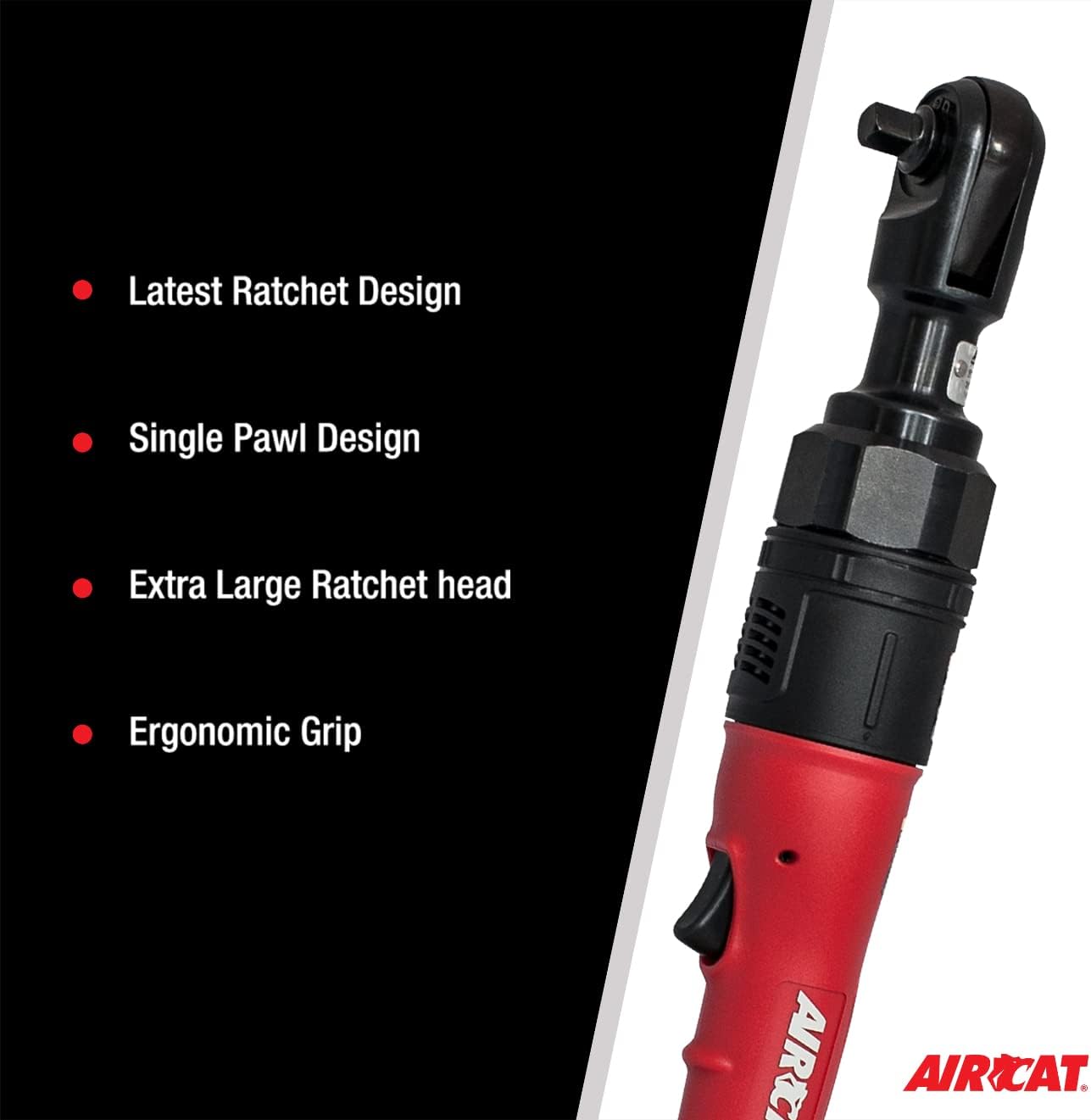 AIRCAT Pneumatic Tools 805-HT-5 High Torque Ratchet Wrench 130 ft-lbs - 1/2-Inch