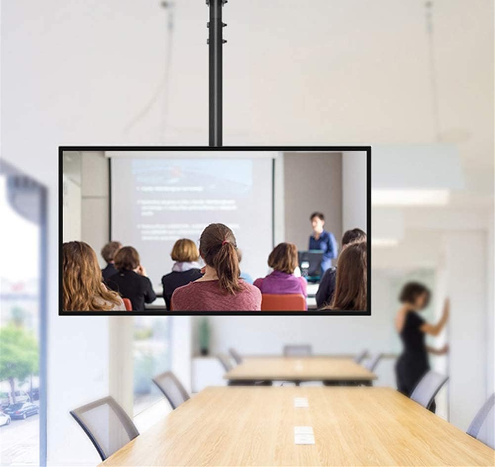 TV Mount,Sturdy TV Ceiling Mount Bracket, Tilts, Swivels and Height Adjustable, Fits Most 24'' -40'' LCD LED Plasma Monitor Screen Display up to 250x250