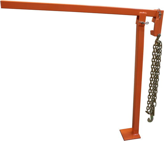 T-Post Puller Fence Post Puller 36" T Post Puller Fence Post Puller Heavy Duty Fence Post Puller Puller T Post Puller for Round Fence Posts T Stakes Sign Post & Tree Stump (T Post Puller + 79" Chain)