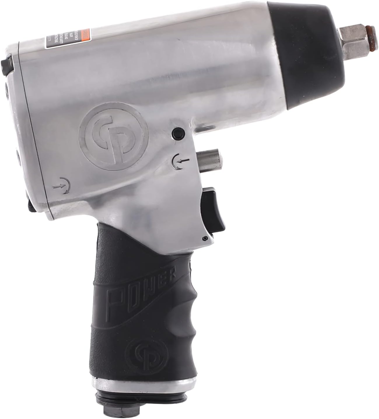Chicago Pneumatic CP734H - 1/2 Inch Air Impact Wrench, Pistol Handle, Max Torque Reverse Output 425 ft. lbf / 576 Nm, 9,500 RPM, Pin Clutch, Industrial Tool, Automotive
