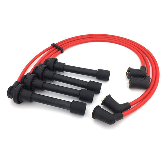 ADP Spark Plug Wires Ignition Conductor Cables Leads with High Performance Silicone Compatible with Certain Acura Honda Accord Civic CL EL Isuzu Oasis 1994-2002 1.6L 2.2L 2.3L H (4PCS)