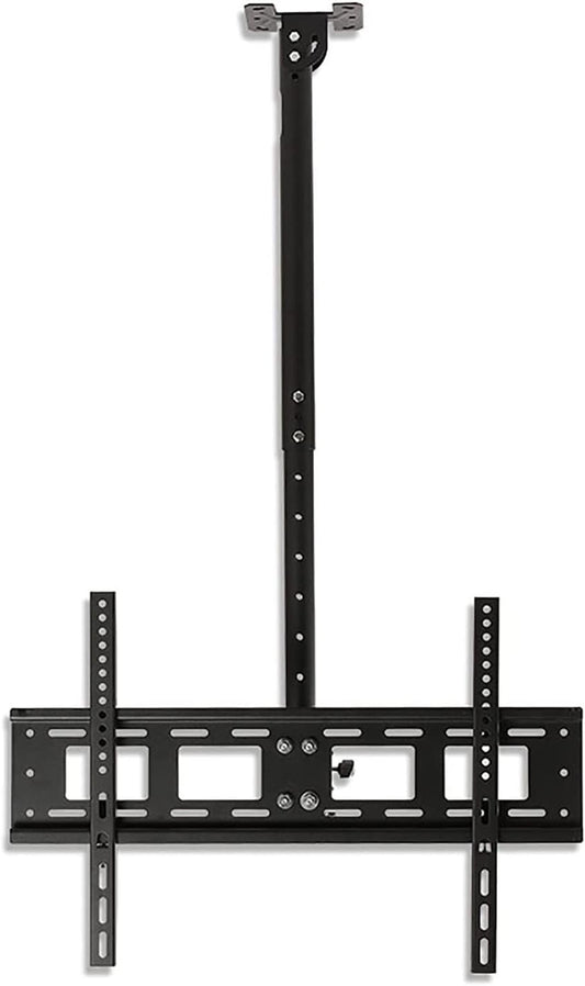 Adjustable Ceiling TV Mount Bracket - 360° Rotation Tilt Swivel TV Mount, Fits 40-80inch LED Screen Display, Can 90° Flip Down, Supports up to 45kg