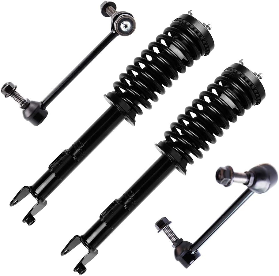 SCITOO Front Strut Spring Assembly Sway Bar Links Kit 4 pck,for 2005-2010 for Chrysler 300 2006-2009 for Dodge Charger 2005-2008 for Dodge Magnum Struts 172248 K80822 K80823 assembly