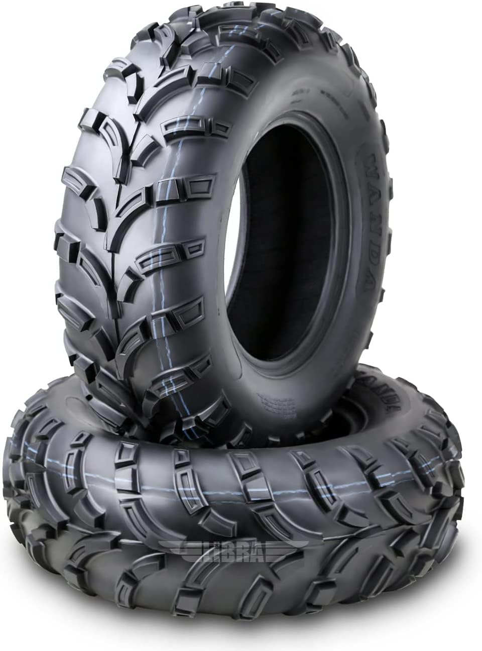 WANDA Set 2 of 26x8-14 ATV front Tire Set for 09-15 Polaris Sportsman 550 850