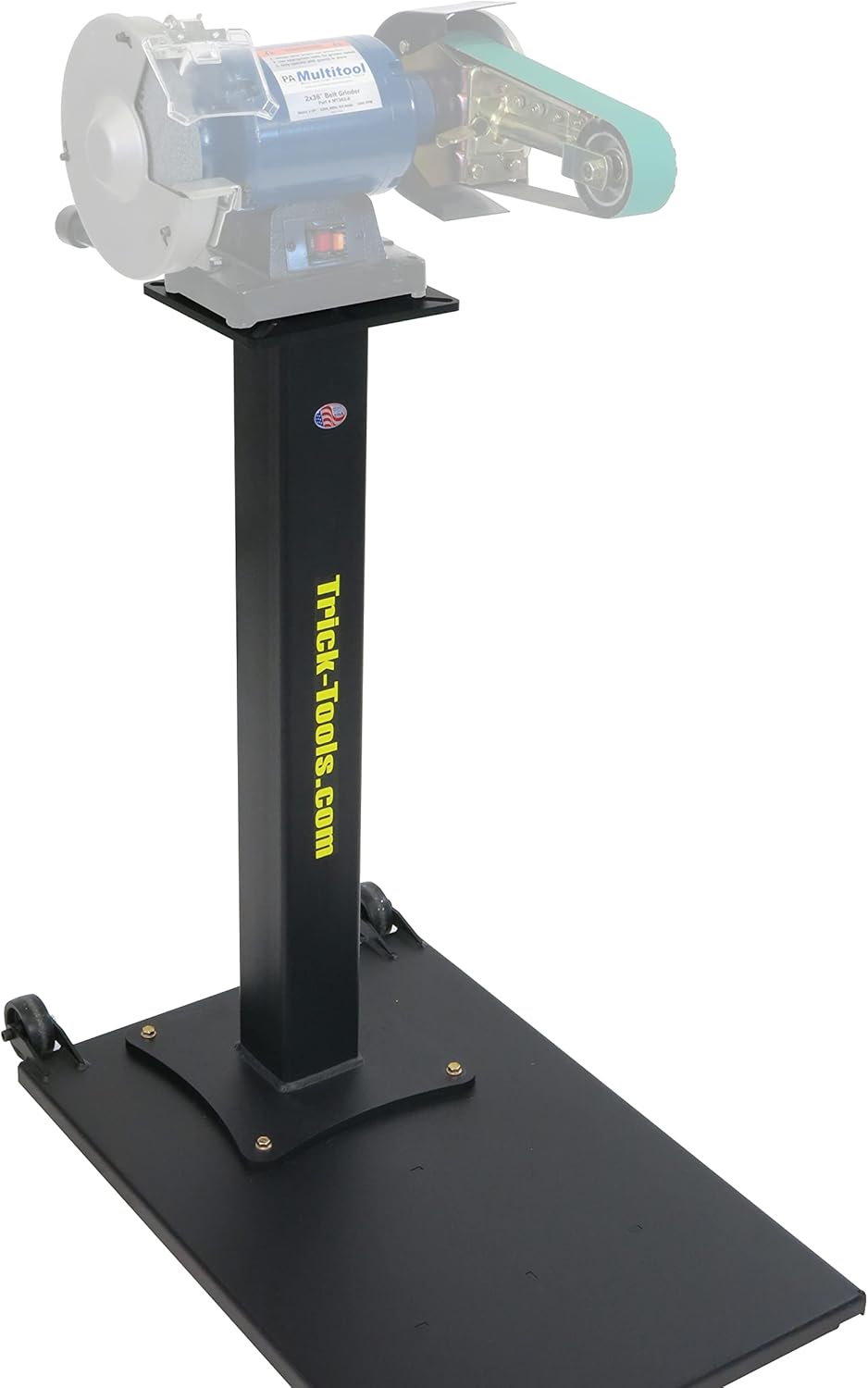 Trick-Tools Versa-Mount Heavy-Duty Mobile Vise and Grinder Floor Pedestal, Made in the USA