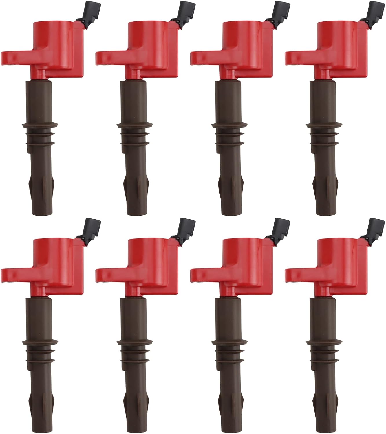 TRQ Ignition Coil Set Compatible with 08-14 Ford Lincoln 08-10 Mercury