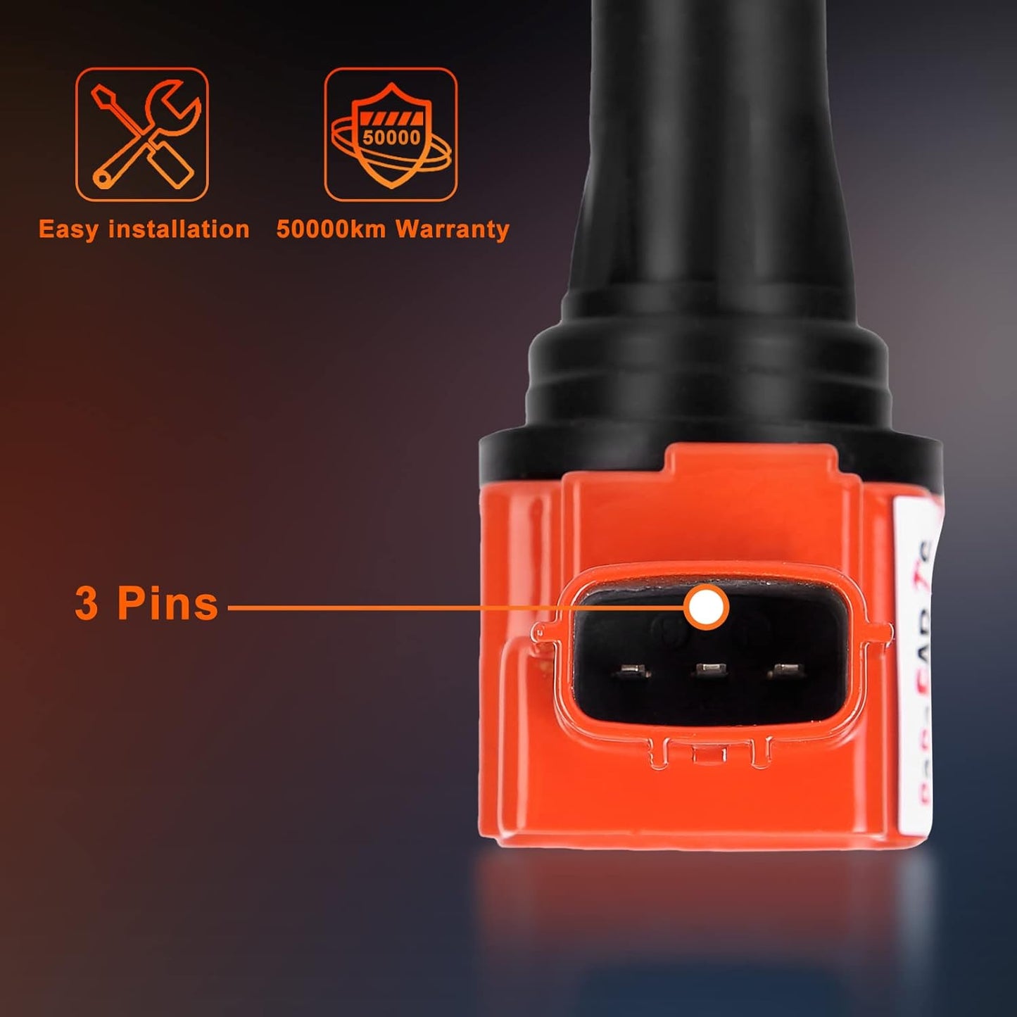 Set of 4 Ignition Coil Pack UF549 Compatible with Nissan Altima Sentra Cube Pathfinder NV200 Versa Rogue Infiniti FX50 M56 QX60 QX70