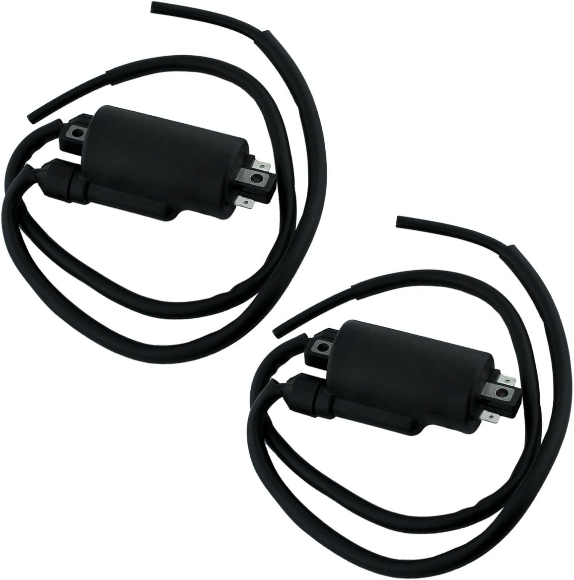 Caltric 2 Sets of Ignition Coil Compatible with Honda Cb550Sc Cb-550Sc Cb650Sc Nighthawk 1983-1985