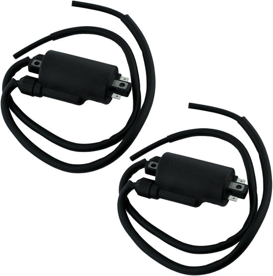 Caltric 2 Sets of Ignition Coil Compatible with Honda Cb550Sc Cb-550Sc Cb650Sc Nighthawk 1983-1985