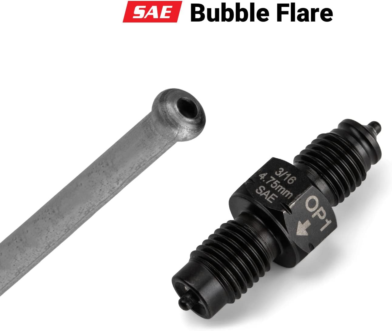 Capri Tools 3/16 in. Dual Head Flaring Tool, makes 4.75 mm ISO/DIN Bubble Flare and 3/16" SAE Double Flare