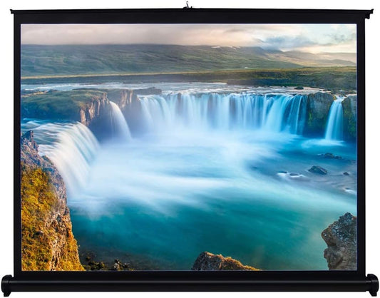40-inch 4:3 Projection Screen Portable Folded Front Projection Screen for DLP Projector Handheld Projector