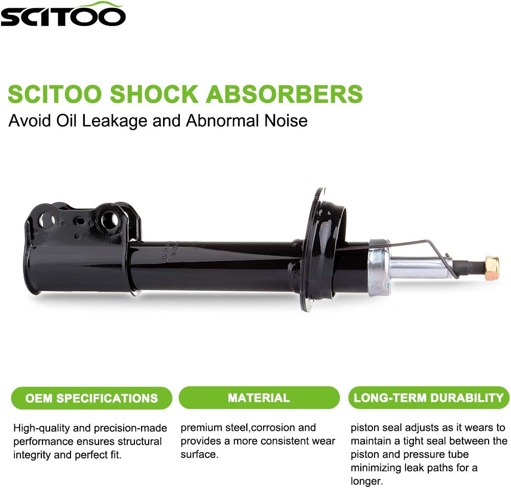 SCITOO Full Set Shocks for ES300, Shocks Absorbers and Struts Fits 1992 1993 1994 for Lexus ES300,1992 1993 1994 for Toyota Camry Amortiguadores