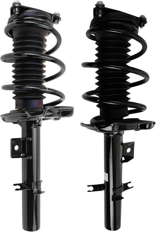 TRQ Front Strut & Coil Spring Assembly Set Driver & Passenger Sides Compatible with 19-22 Nissan Altima