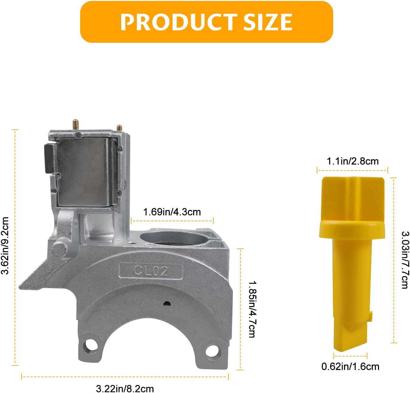 924-720 Ignition Assembly Ignition Lock Cylinder Housing Compatible with Chevy Surburban Tahoe Express GMC Savana Yukon Cadillac Escalade 1998 1999 2000 Replaces # 26049449