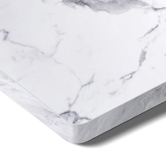 SANODESK Whole-Piece Particle Board Table Top for Standing Desk and Home Office Desk DIY, 48x24x1 Inch Marble Grey Desk Top