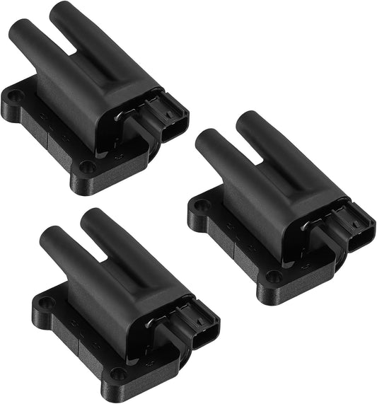 3-Pack UF196 Ignition Coils Compatible with Mitsubishi Montero 1994-2002, Compatible with Mitsubishi Montero Sport 1997-2005, 3.0L 3.5L V6 - Replaces MD314583 1788244 C196