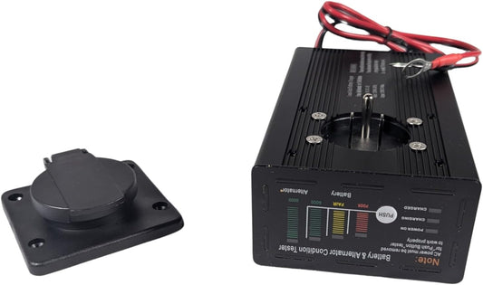 5 Amp Panel Mount 12V Battery Charger for Hydraulic Dump Trailer, Car, Marine - On Board Trickle Charger for 12 Volt Systems