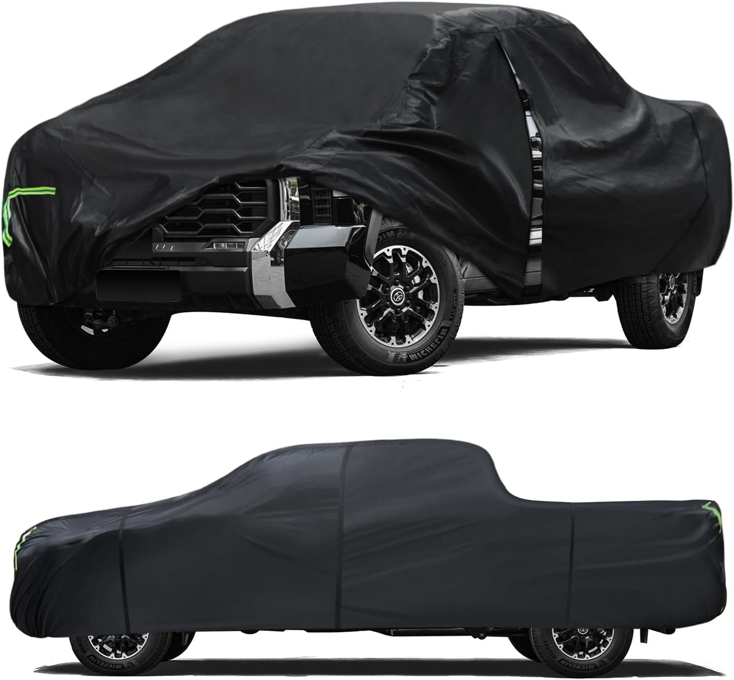 Car Cover Custom Fit for Dodge Challenger 2008-2023,6 Layers Truck Cover Waterproof All Weather for Automobiles,Outdoor Full Exterior Cover,Rain, Sun, Wind Protection,Black