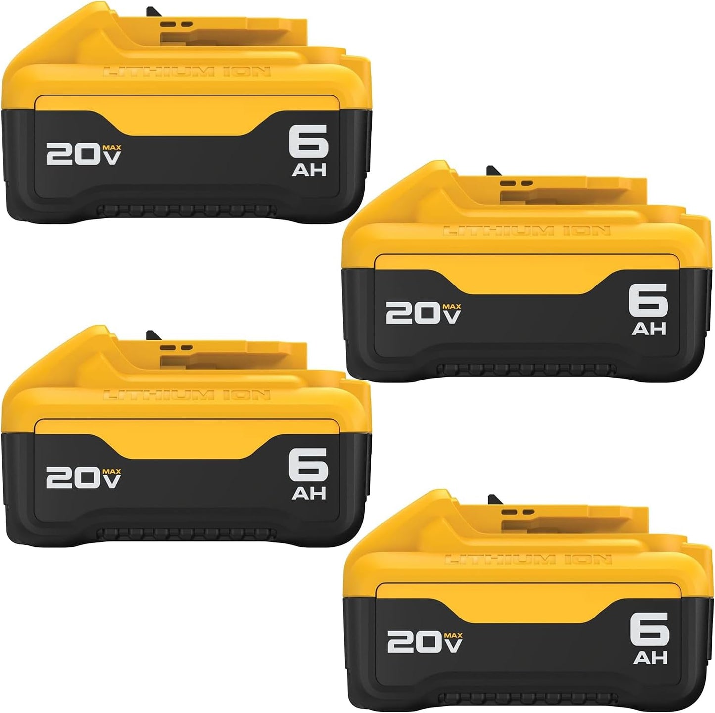 60V Battery, 9Ah 60V Max Replacement Battery for DCB606, DCB609, DCB612, Compatible with Dewalt Flexvolt 20V/60V Power Tools, 4-Pack
