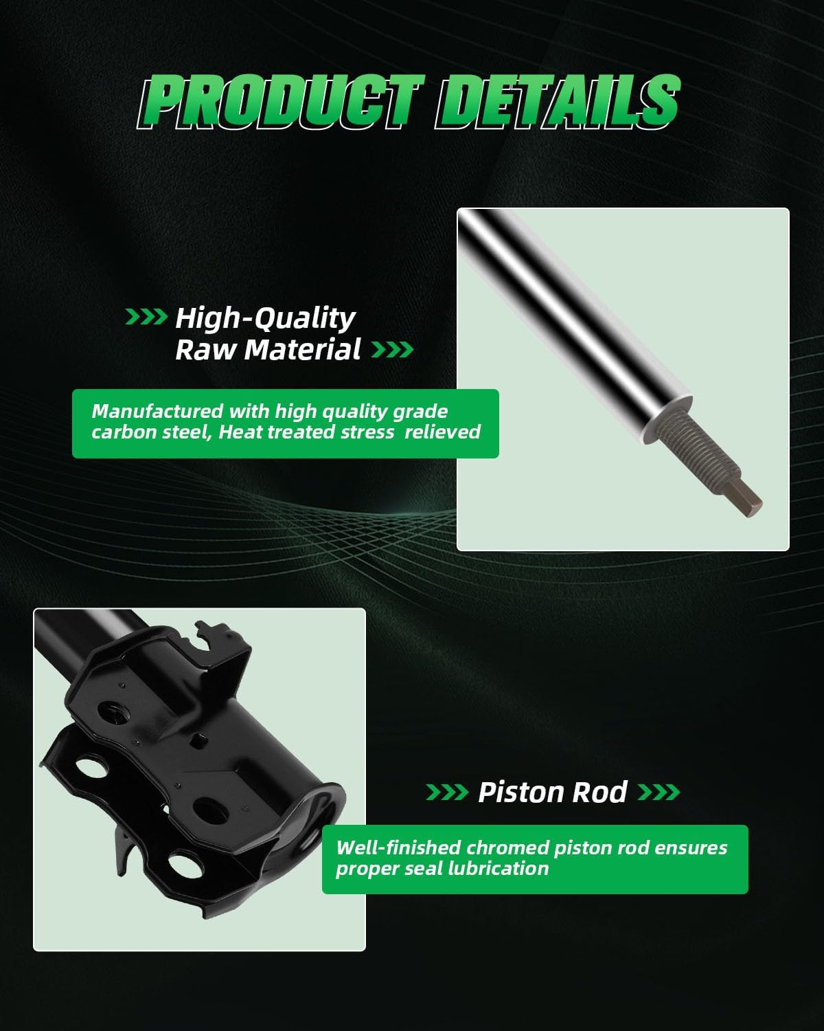 SCITOO Front Shocks Set of 2 for RDX, Shocks Absorbers and Struts Fits 2007 2008 2009 2010 2011 2012 for Acura RDX,2007 2008 2009 2010 2011 2012 for Honda CR-V Amortiguadores