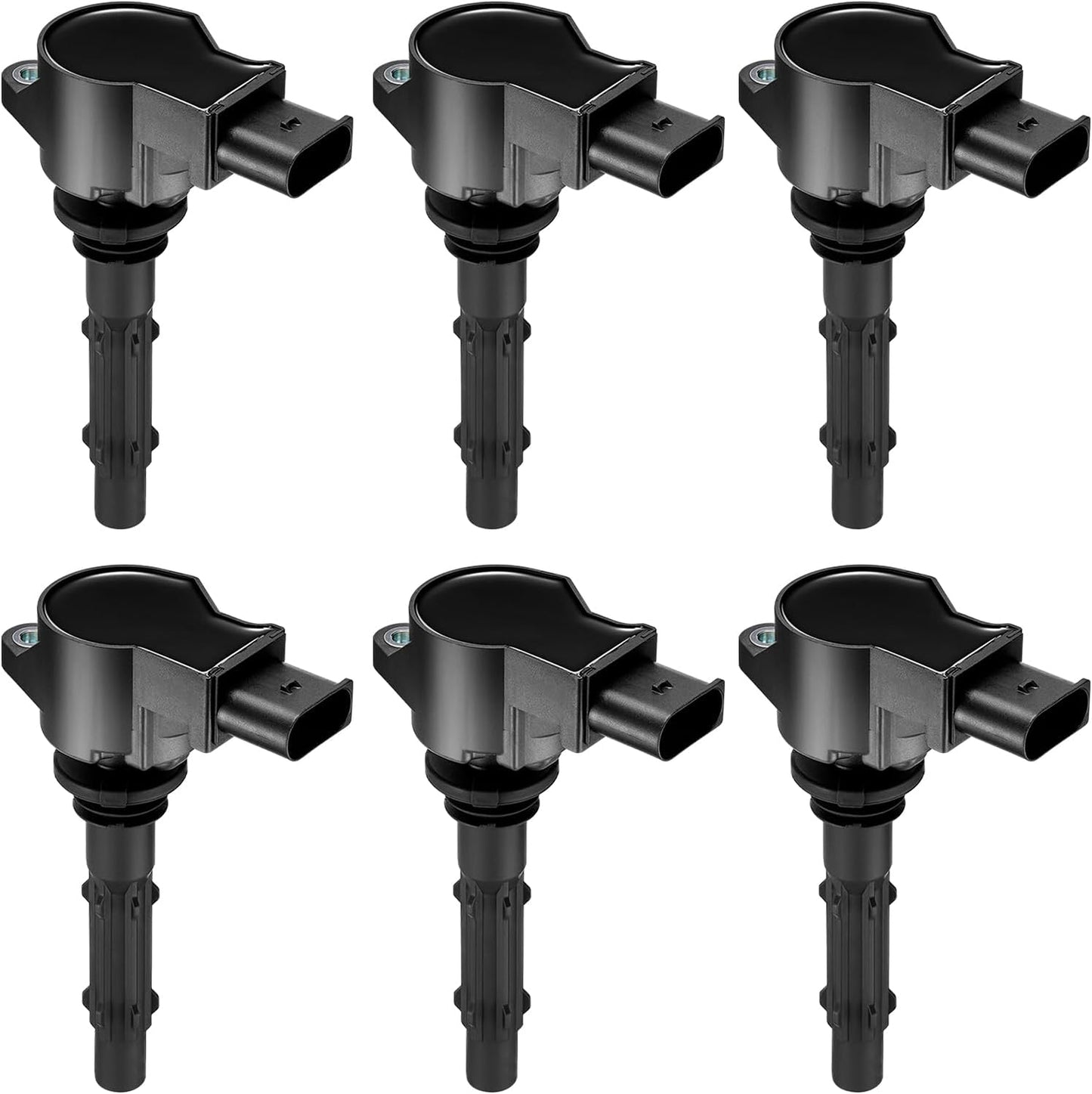 BDFHYK Ignition Coil Pack UF807 and Iridium Spark Plugs 93175 Compatible with Chrysler Pacifica Dodge Durango Jeep Grand Cherokee Wrangler Ram 1500 3.6L V6 68223569AB LKR7DIX-11S, Sets of 6