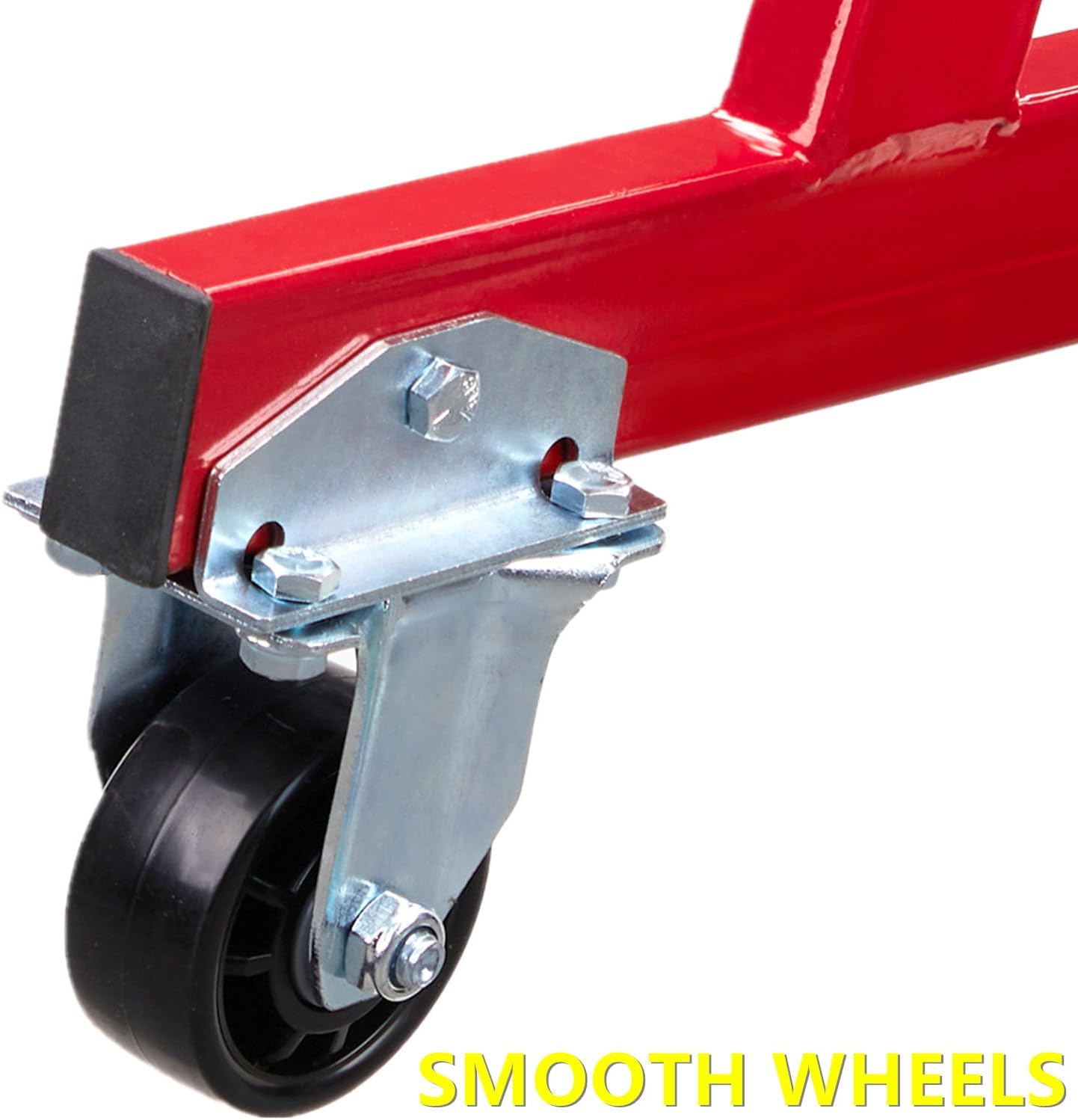 Compact Engine Stand Compatible with Chevy GM LSx V8 Motors 360° Castors, Red