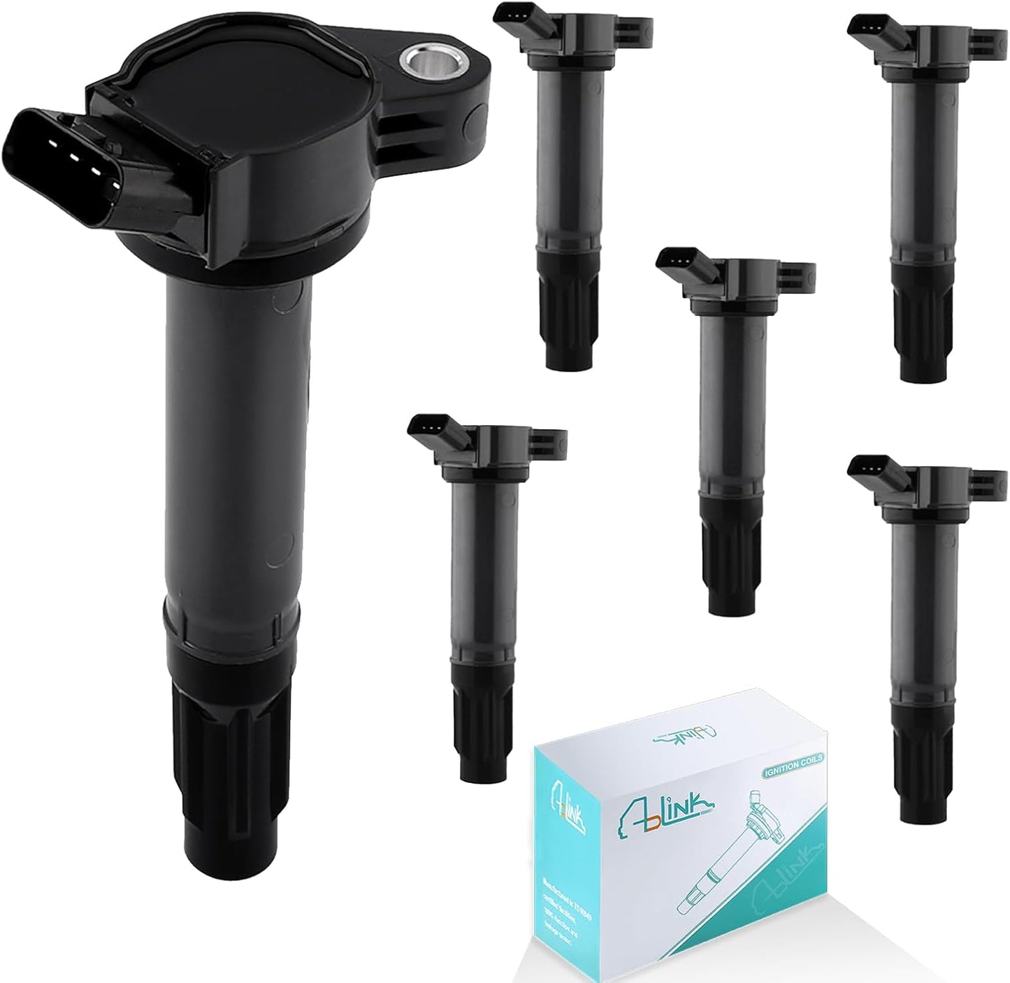 UF270 Set of 8 Ignition Coil Pack 3.7L 3.9L 4.7L For Jeep Commander Grand Cherokee Liberty,for Dodge Ram 1500 Dakota Durango Nitro,Chrysler Aspen,Mitsubishi Raider V6 V8 UF297 UF399