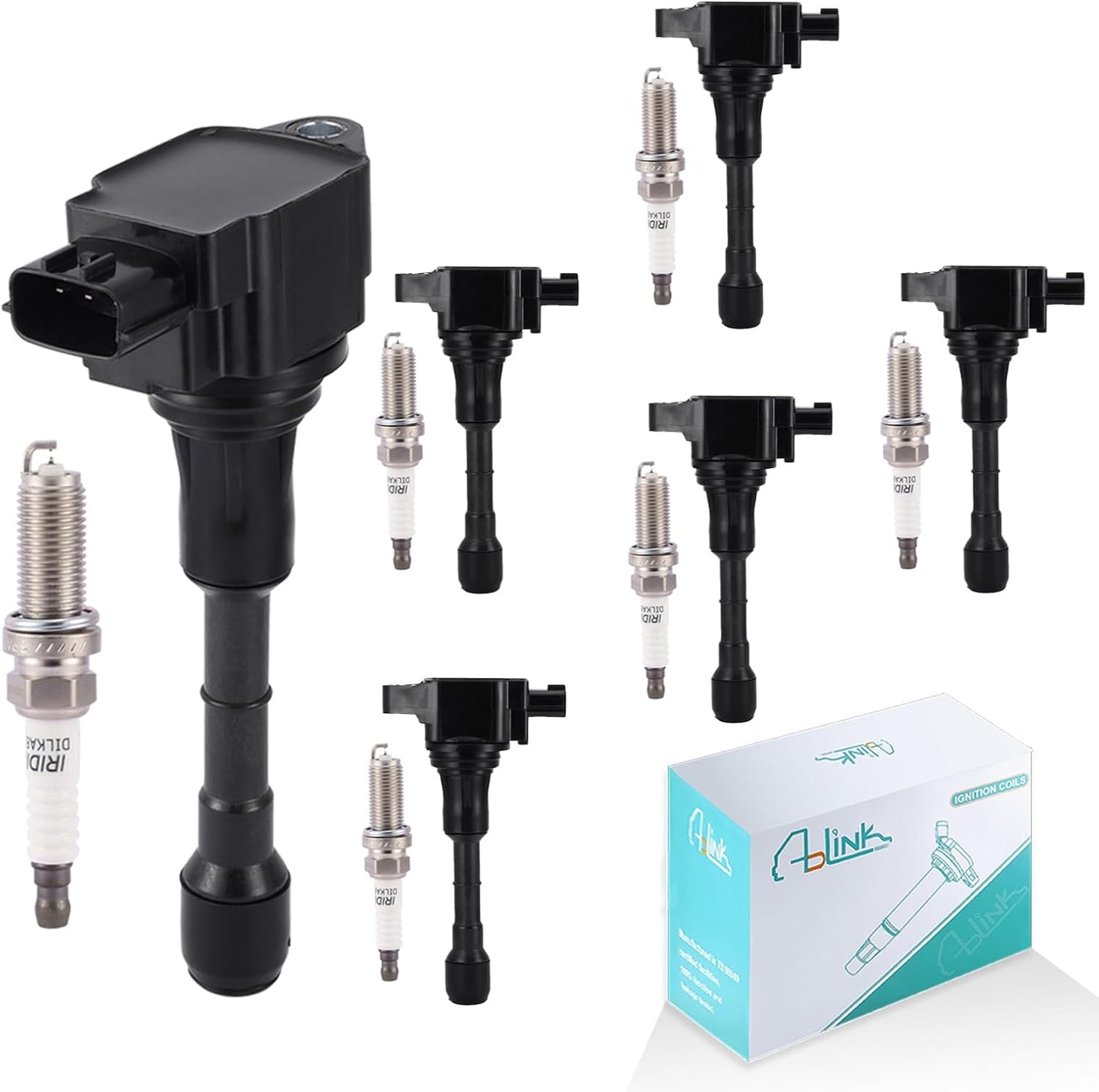 UF270 Set of 8 Ignition Coil Pack 3.7L 3.9L 4.7L For Jeep Commander Grand Cherokee Liberty,for Dodge Ram 1500 Dakota Durango Nitro,Chrysler Aspen,Mitsubishi Raider V6 V8 UF297 UF399