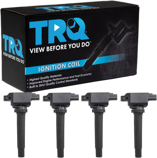 TRQ Ignition Coil Set Compatible with 2020-2021 Mazda 3 2018-2021 6 CX-30 2019-2021 CX-5