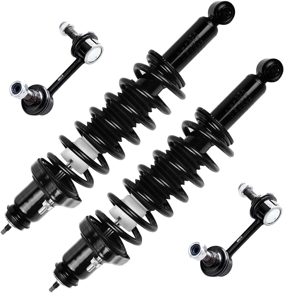 SCITOO Struts suspension kit For Jeep Compass 2007 2008 2009,For Dodge Caliber 2007 2008 2009,For Jeep Patriot 2007 2008 2009 Rear Strut Spring Assembly,Stabilizer Bar Link 4Pcs,172401 K750289
