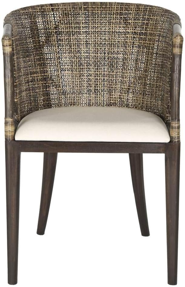 Safavieh Home Collection Beningo and Arm Chair, Brown/Black