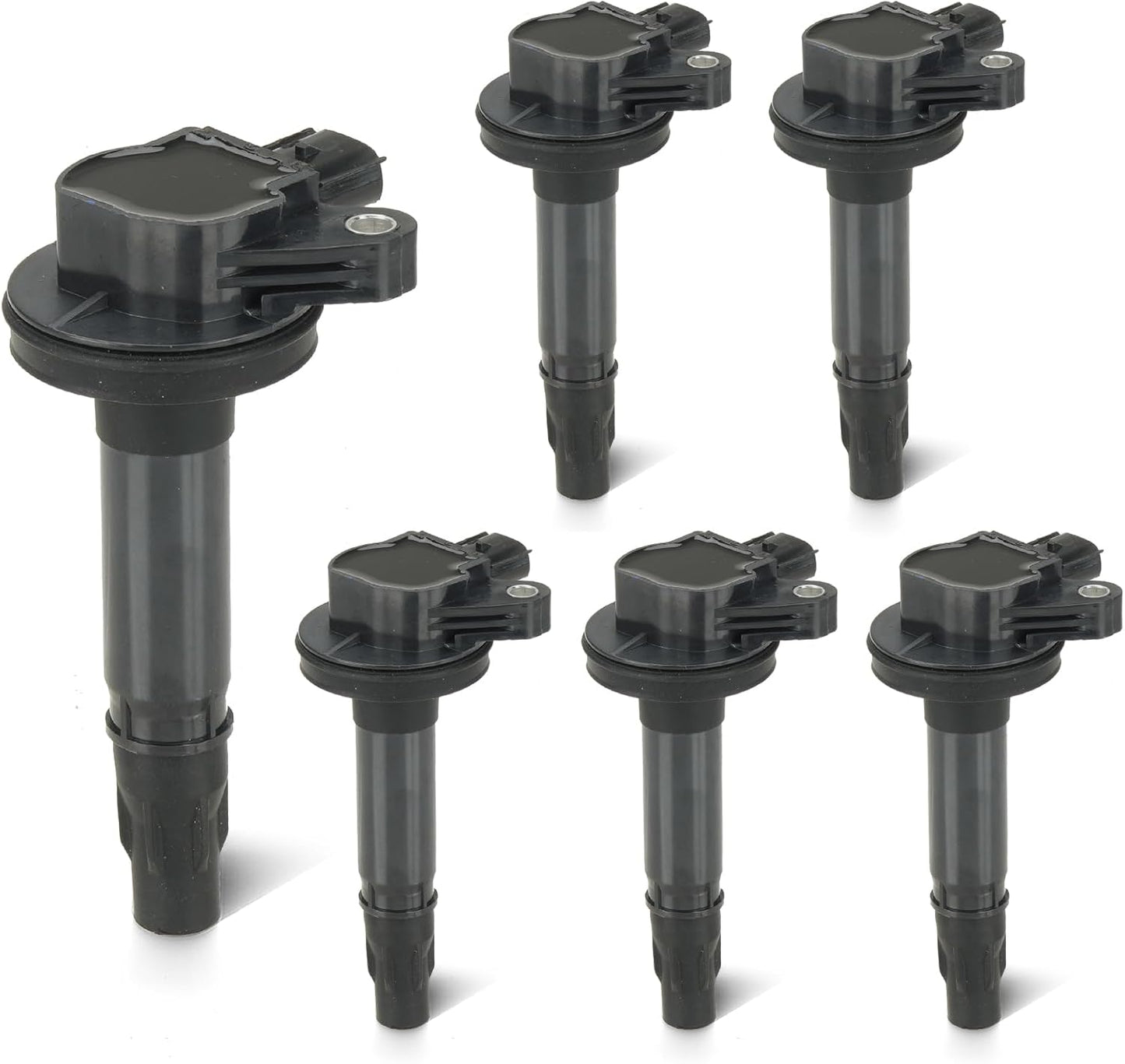 Blue Set of 6 Ignition Coil Pack 3.5L 3.7L Compatible with Ford Edge Explorer F-150 Flex Fusion Mustang Taurus Transit-150 250 350, Lincoln MKT MKX MKZ, Mazda 6 CX-9 Replace DG520 UF553