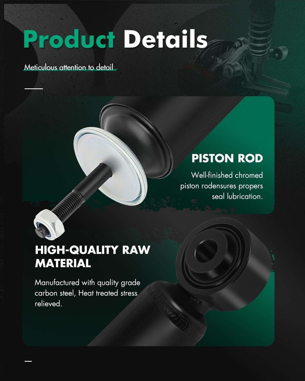 SCITOO - Rear Shock Absorber for Dodge Fits 2005-2019 for Chrysler 300,2011-2019 for Dodge Challenger,2006-2020 for Dodge Charger,2005-2008 for Dodge Magnum Shocks 5797 Struts - 2Pc Set