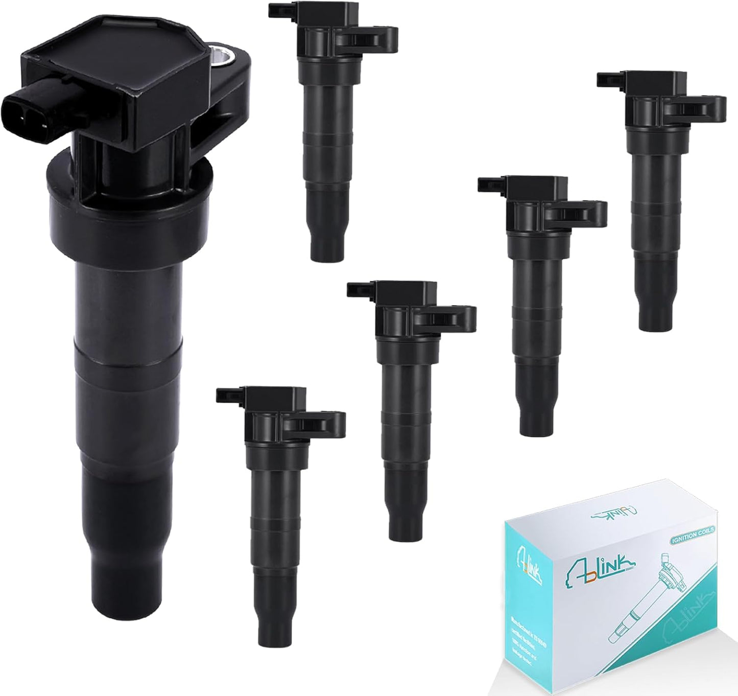 UF270 Set of 8 Ignition Coil Pack 3.7L 3.9L 4.7L For Jeep Commander Grand Cherokee Liberty,for Dodge Ram 1500 Dakota Durango Nitro,Chrysler Aspen,Mitsubishi Raider V6 V8 UF297 UF399