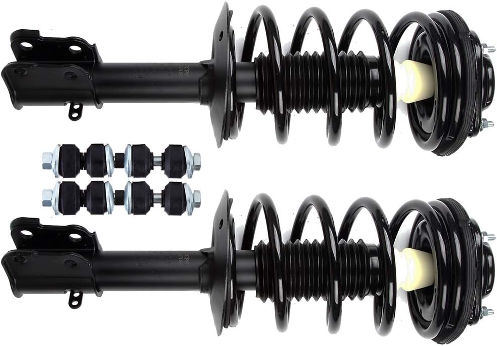 SCITOO Front Strut Spring Assembly Sway Bar Links Kit 4 pck,shocks and struts for 2000-2002 for Chrysler Neon 2000-2005 for Dodge Neon 2003-2005 for Dodge SX 2.0 Struts 171580 K7348 assembly
