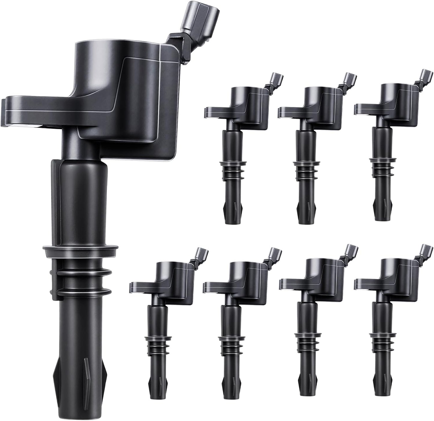 8PCS Ignition Coil Pack Compatible with Ford Lincoln 4.6L 5.4L 5.8L 6.8L Expedition Explorer F-150 F-250 F-350 Super Duty Mustang Explorer Navigator 2004 2005 2006 2007 2008 2009, DG511 C1541 FD508