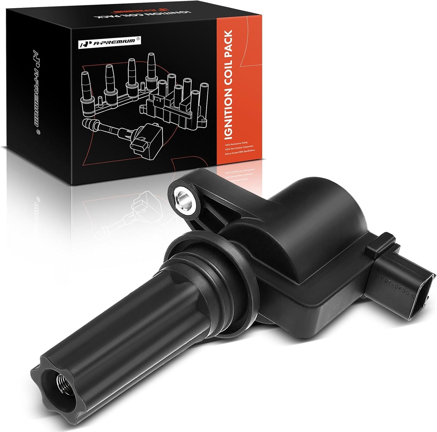 A-Premium Engine Ignition Coil Pack Compatible with Jaguar S-Type 2000-2003 & Lincoln LS 2000-2005, V6 3.0L, 6-PC Set
