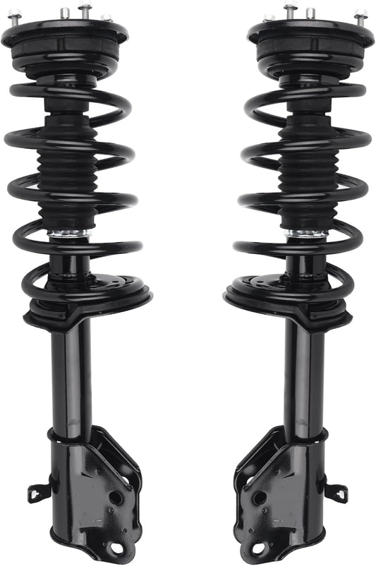 Autoround 172889 172888 Front Complete Shock Absorber Compatible with Ford Edge & Lincoln MKX 2007 2008 2009 2010 FWD, Left & Right Struts with Coil Spring Assembly