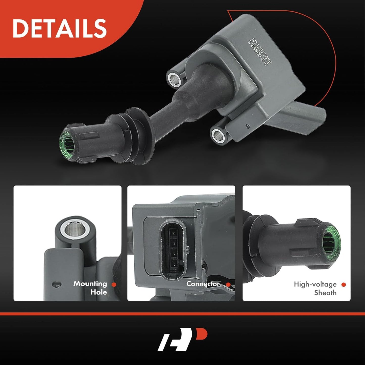 A-Premium Ignition Coil Packs of 3 Compatible with Buick Encore GX 2020-2022 L3 1.2L & Chevrolet Trailblazer 2021-2022 L3 1.2L
