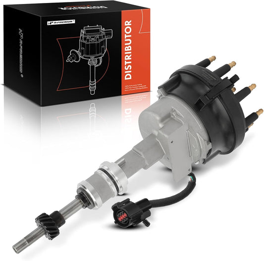 A-Premium Ignition Distributor with Cap and Rotor Compatible with Ford Bronco, E-150 Econoline, E-150 Econoline Club Wagon, F-150, F-250 1992-1996, 5.0L