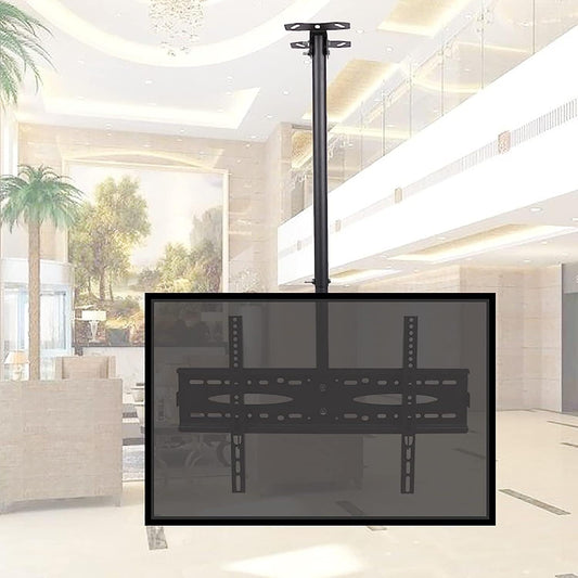 TV Stand TV Unit, Ceiling TV Mount, Hanging Full Motion Fits Most 32-72 Inch Flat Sn TVs, with Loading 77lbs\/35kg, Max VESA 600x400mm TV Mount TV Stand