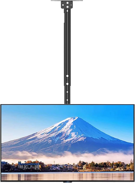 TV Stand,tv Wall Mount Tilt and Swivel TV Ceiling Mount, 30° Flip Down Adjustable TV Bracket, Fits Moat 32-65 Inch TVs, Wall and Ceiling Two Mounting (4m)