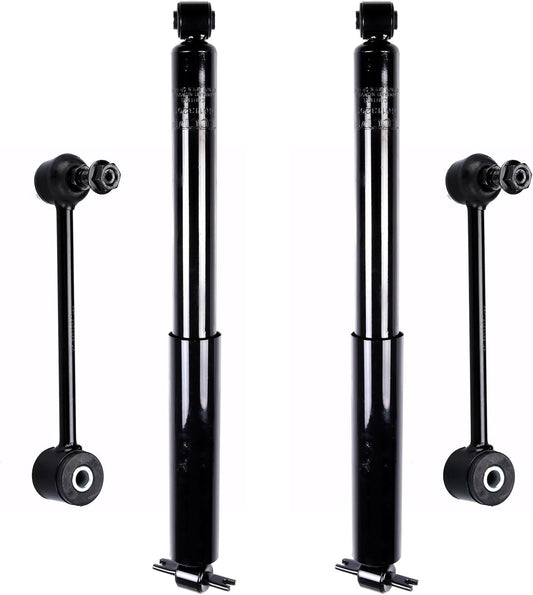 SCITOO Struts Shock suspension kit for 2007 2008 2009 2010 2011 2012 2013 2014 2015 2016 for Jeep Wrangler Rear shock absorber Stabilizer Bar Link 4 Pcs,37287 K6700