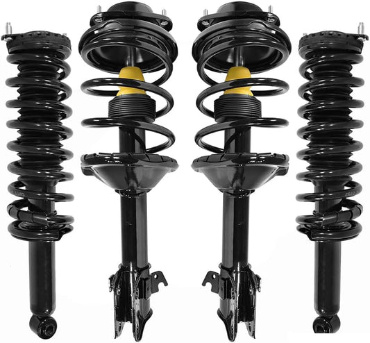 COMPLETESTRUTS - Front & Rear Quick Complete Strut Assemblies with Coil Springs Replacement for 2000-2004 Subaru Outback - Set of 4