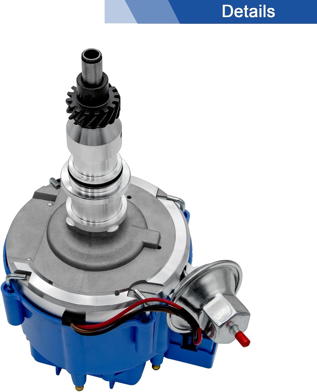 Complete HEI Ignition Distributor with 65K Coil One Wire Installation Straight 6 Cylinder 240 and 300 Compatible with Ford F100, F150, F250, E100, E150