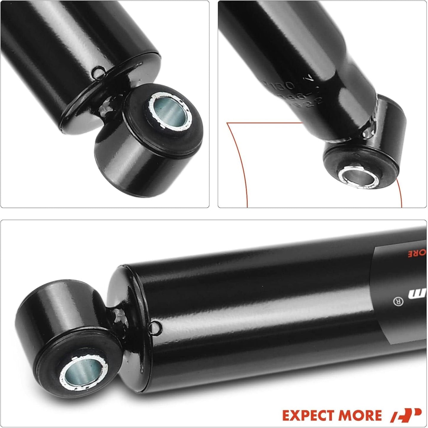 A-Premium Front and Rear Shock Absorbers Struts Compatible with Chevrolet GMC Silverado 1500 Sierra 1500 (Classic) 1999-2007 -[4WD, Exc. Electronic Suspension & Quadrasteer]